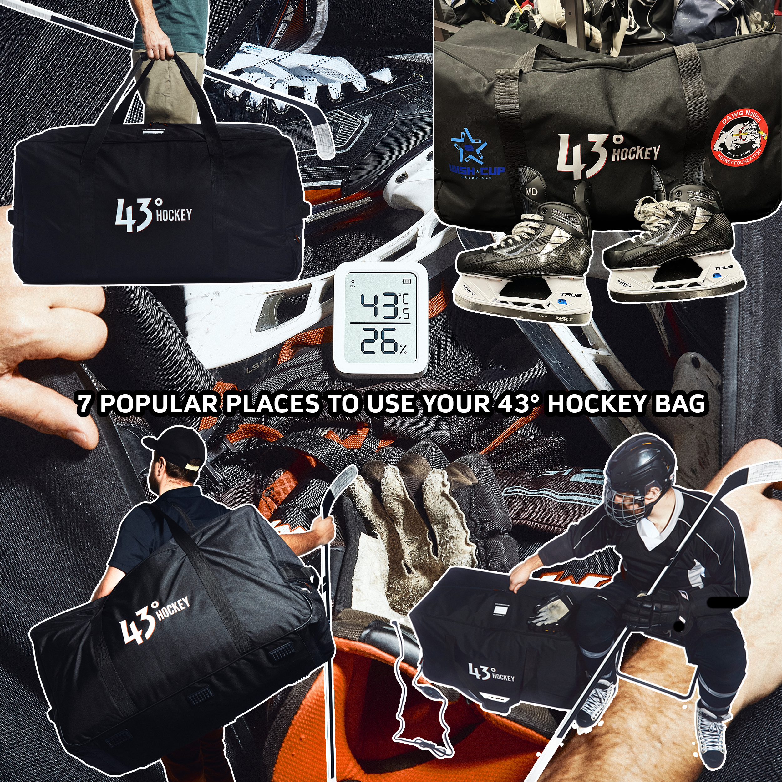 Where to Use Your 43° Hockey Bag: Seven Perfect Spots to Stay Fresh on and off the Ice