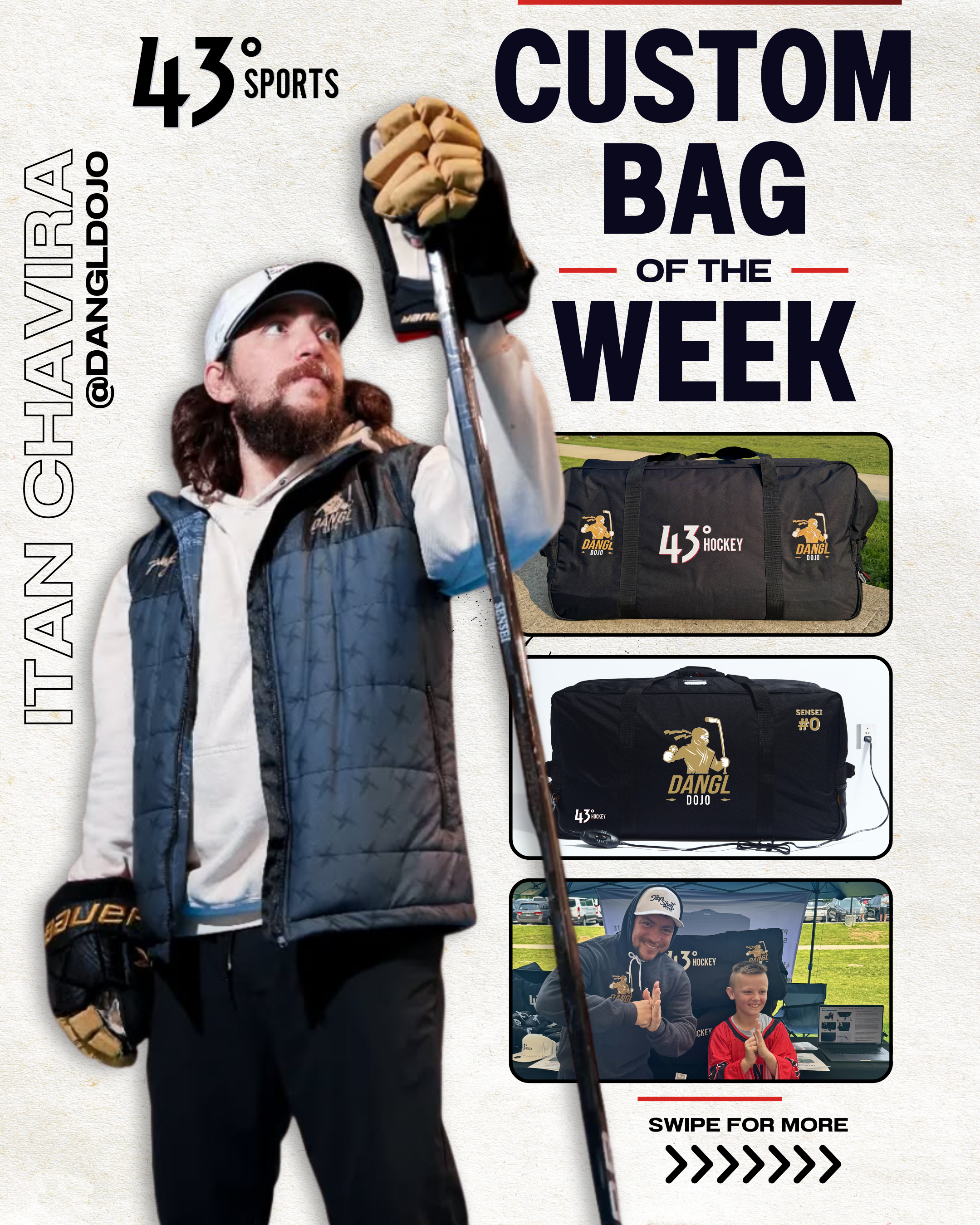 Custom Bag of the Week Itan Chavira and Dangl Dojo