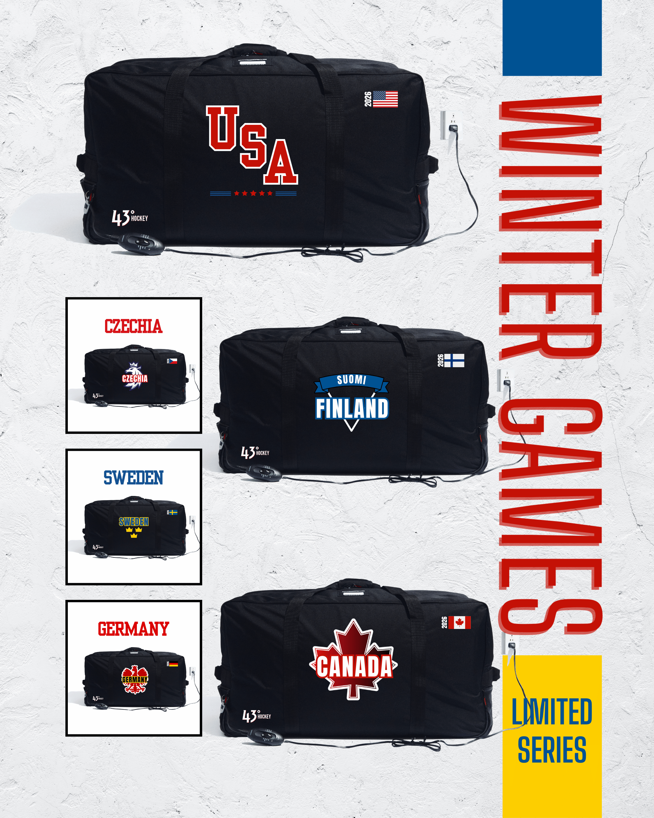 Limited Edition Winter Games Hockey Bags Have Arrived