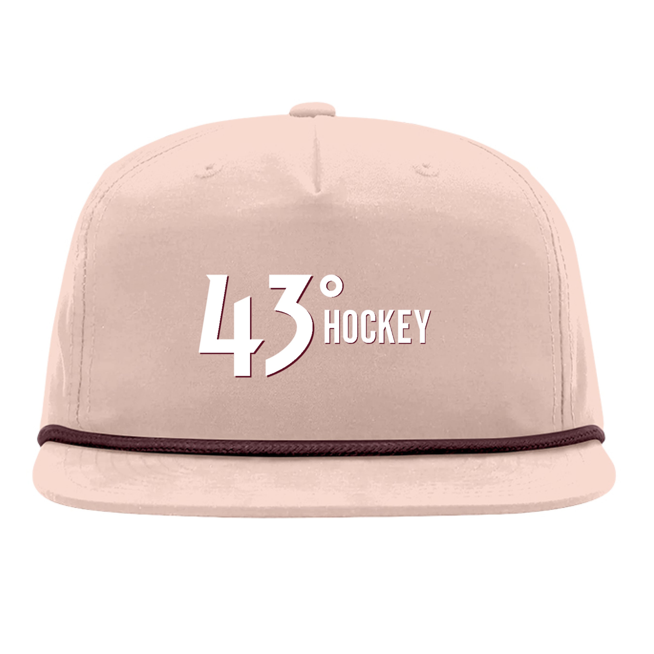 Pale Peach/ Maroon - FRONT